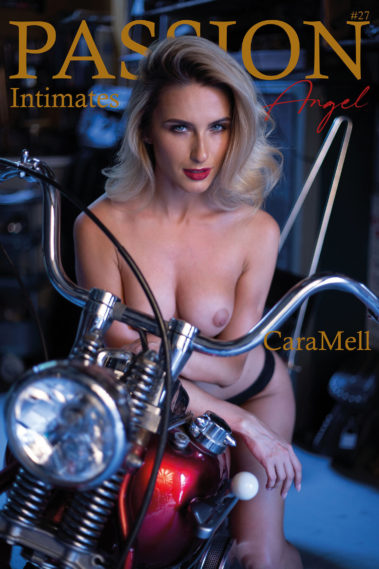 #27 Passion Angel CaraMell on a bike